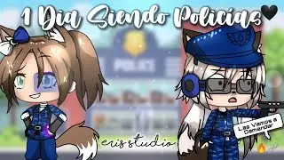 24 Horas Trabajando De Policías. [Collab Eris Studio] Gacha Life