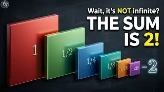 Visual Proof : 1 + 1/2 + 1/4 + 1/8 +... - Sum of Infinite Series || intuitive math