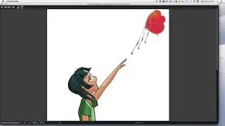 Gif animation with GIMP: flying balloon