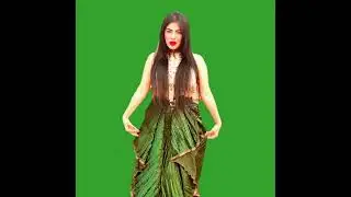 hot girl dance green screen video