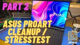ASUS ProArt Studiobook Laptop (Part 2) - Stresstest