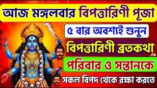 মা বিপত্তারিণী ব্রতকথা ৫ বার | Bipodtarini Brotokotha | বিপদ নাশক মন্ত্র || Ma Durga Mantra