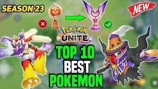 Top 10 Best Pokemon for Solo Ranking! Season 23 Edition | All New Meta Pokemon unite