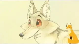 Coyote Character Drawing - Krita Speedpaint