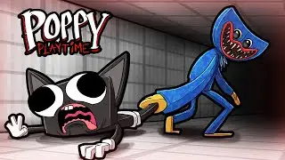 Huggy Wuggy vs Cartoon Cat... in MINECRAFT! (Poppy Playtime)
