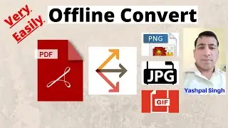 Offline Convert PDF File to JPG, PNG and GIF File Format