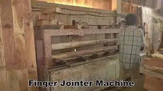 Finger jointed wooden door frames