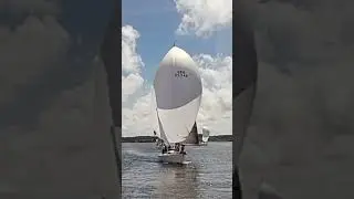 A35 Yacht Under Kite