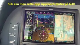 Radio talk reg Landing at Flesland with C177RG RNP35 approach on G3X. LN-ALK