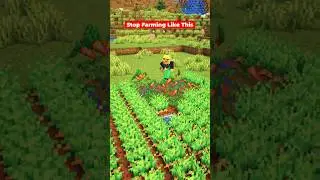 Automatic Crop Farm in Minecraft using Villagers! 