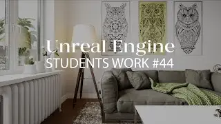 Student's work #44 in Unreal Engine 5 | Interior in Unreal Engine at ARHI.TEACH graphics school