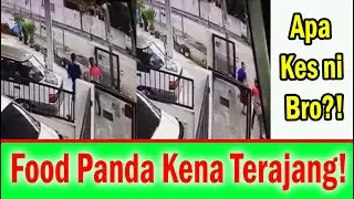 Food Panda Kena Sepak Terajang. Kuang hajar budak tu.