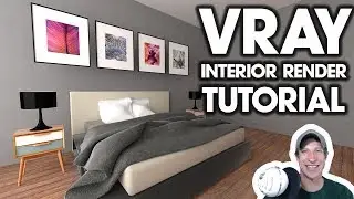 Vray INTERIOR RENDER Tutorial - Easy to Follow!