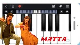 GOAT - Matta Song | Easy Piano Tutorial | Thalapathy Vijay | Yuvan