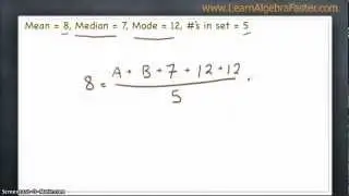 Mean Median Mode in Reverse (Part 2).mp4