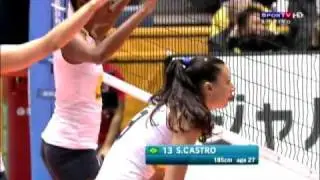 Semifinal 1 SET Parte 1 Mundial feminino de vôlei 2010 Brasil vs Japão