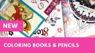 New Coloring Books & Felissimo Colored Pencils