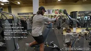 Lumbar Lat Braced Cable Row