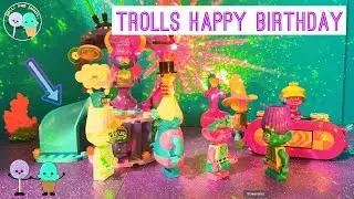 Trolls World Tour Stop Motion Lego sets Birthday Episode