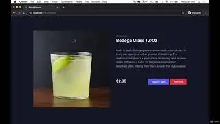 Remove products from cart application #12