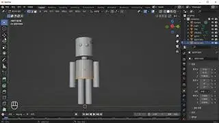 Make a Simple Robot in Blender
