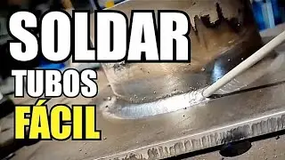 Cómo SOLDAR TUBOS con ELECTRODOS! Fácil🔥