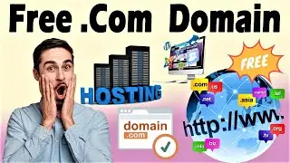 Free .Com Domain 2022 | Get Domain Name | Free .com domain with Web Hosting and cPanel |