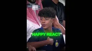 Ronaldo & His Son React To Their Siu.. 😮‍💨