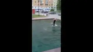 Полет в фонтан