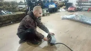 Первый запуск мотора для нашей будущей лодочки👍🔥