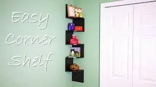 Installing a Wall Mount Corner Shelf