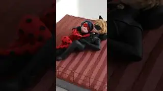 ТОРТ ЛЕДИ БАГ И СУПЕР КОТ😍❤️