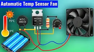 DIY Temperature Sensor Fan Controller