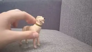 Русская гончая из полимерной глины (процесс)