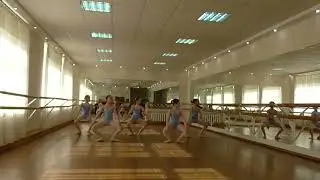 Фрагмент урока классического танца - 3 класс, 1 полугодие.
