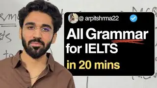 IELTS Grammar Full Course 2026 | All Essential Grammar to Score Band 7, 8, 9
