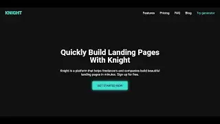 simple landing page for beginner | landing page | 2022