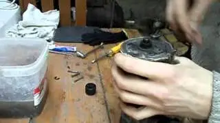 Cleaning the starter GOLF2