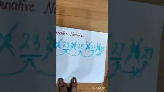 Class: 1st, Math (Topic: Number Patterns: Alternative Number)