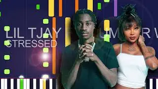 Lil Tjay Ft. Summer Walker - STRESSED (PRO MIDI FILE REMAKE) - 