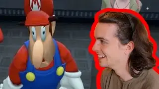 LOOK AT HIS FACE | SMG4: War On Beeg SMG4 | REACTION