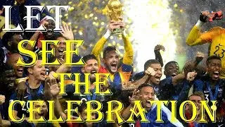 France celebrates 4-2 World Cup win over Croatia...