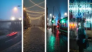 Foggy Night Street Photography in the City - Sony A7S + Vintage Lenses! (Going from BAD to AWESOME)