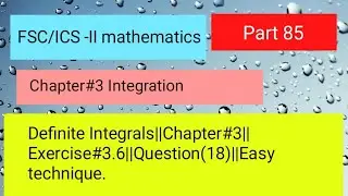 Definite Integral||Trigonometric Cosine function|| #definiteintegration #maths #integration Q#18