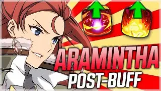 FIRE ARAMINTHA JUST JOINED DEBUFF TEAM (ARAMINTHA POST-BUFF!!) - Epic Seven