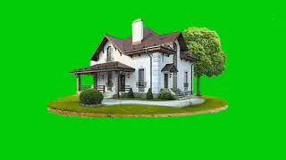 Beautiful House Green Screen background effect videos ||  no copy right claim free use