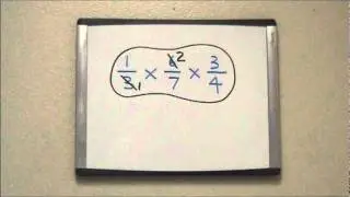 Cross-Canceling With 3 Fractions