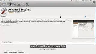 Advance setting for ubuntu