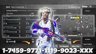 NEW UPDATE 4.2🔥BEST SENSITIVITY CODE + CONTROL SETTINGS BGMI/PUBG MOBILE