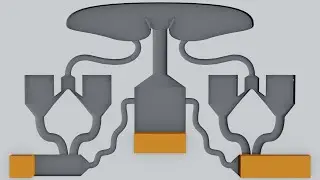 Particle Simulation #42 : Move Like Fluid Simulation